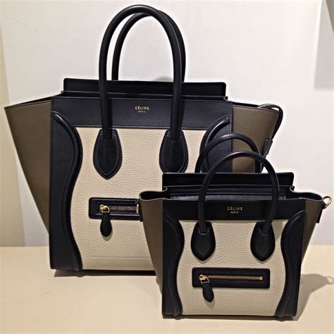 celine nano luggage tricolor price|celine nano luggage kohl.